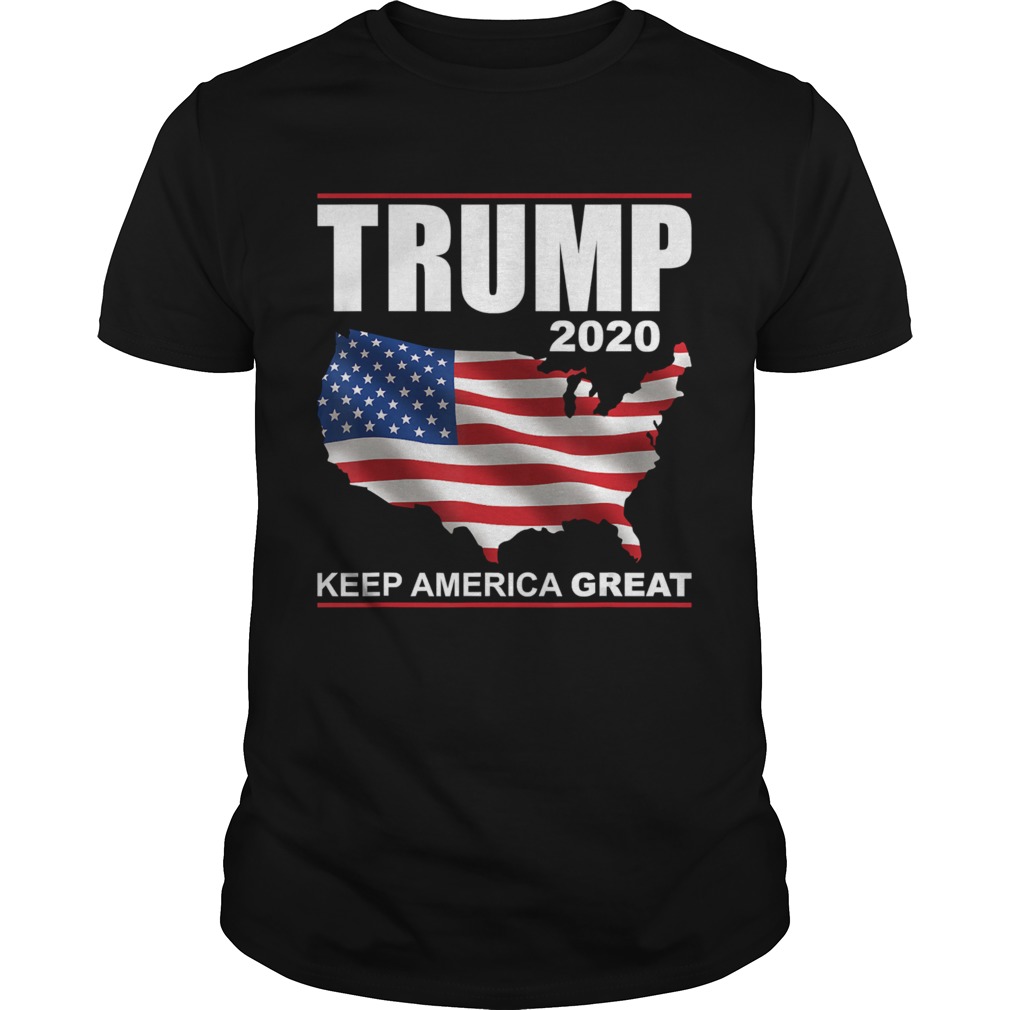 Trump 2020 USA Flag Keep America Great Vote Trump  Unisex