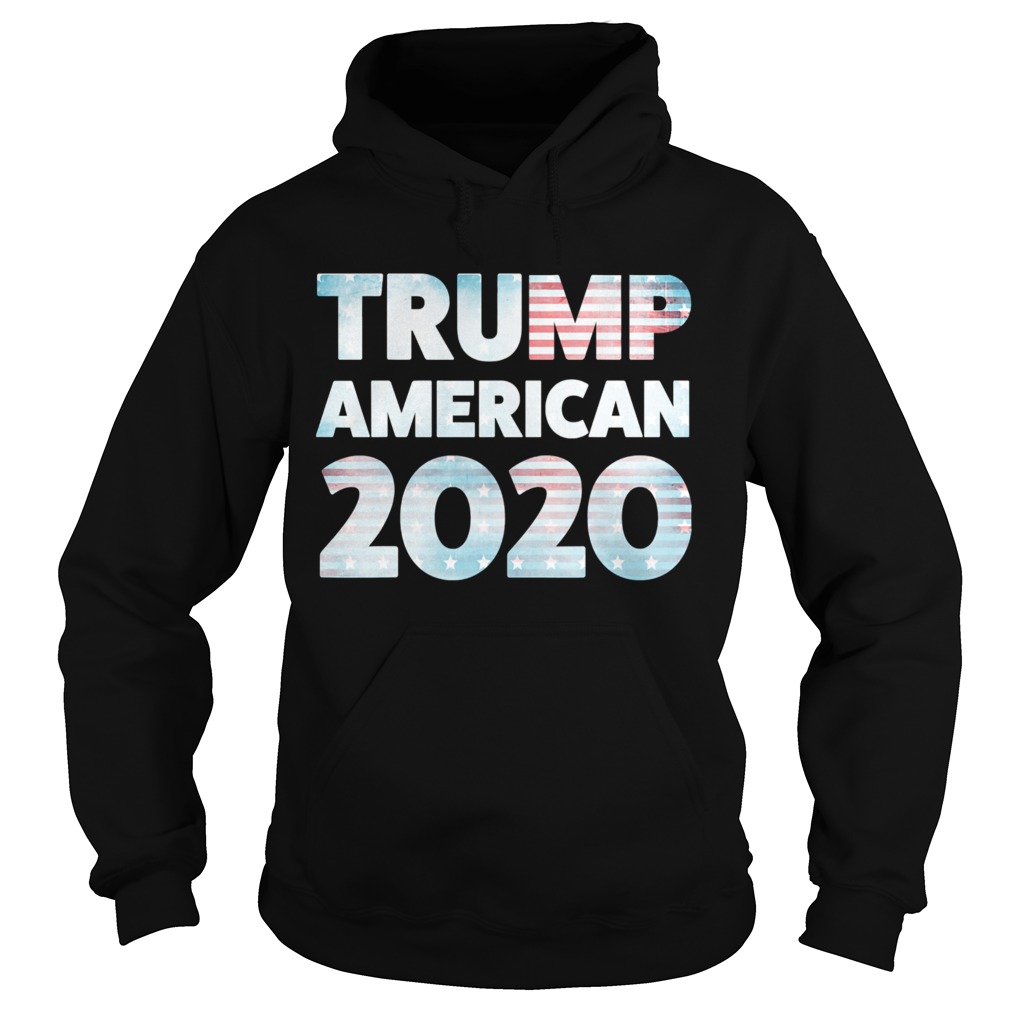 Trump 2020 USA Flag Tru American Retro Vintage  Hoodie