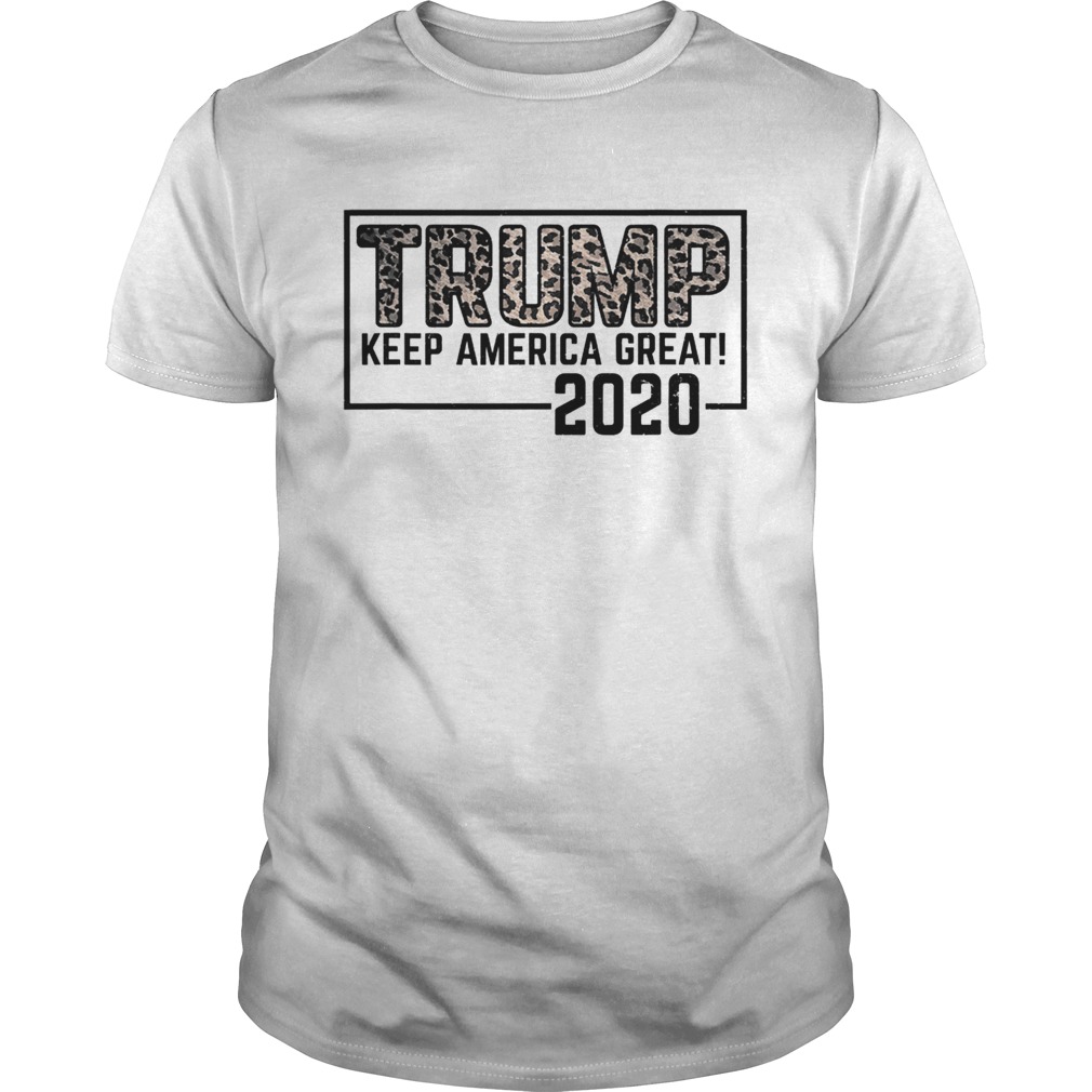 Trump 2020 keep america great election leopard  Unisex