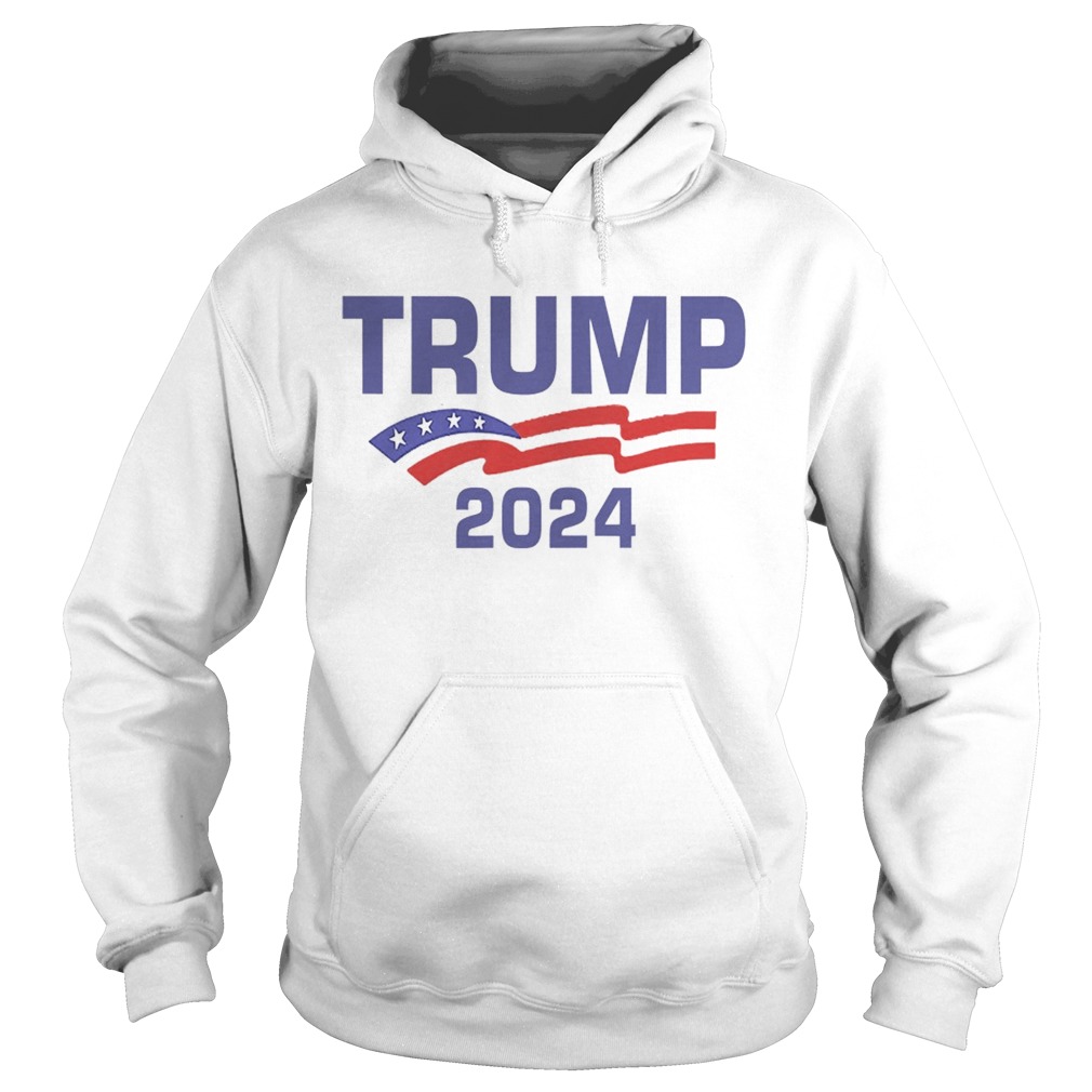 Trump 2024 American Flag  Hoodie