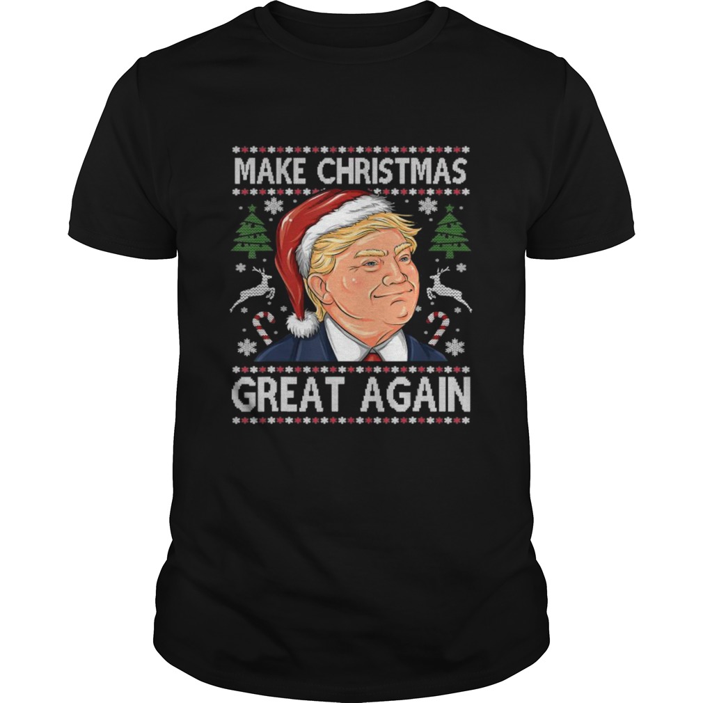 Trump make christmas great again funny ugly christmas  Unisex