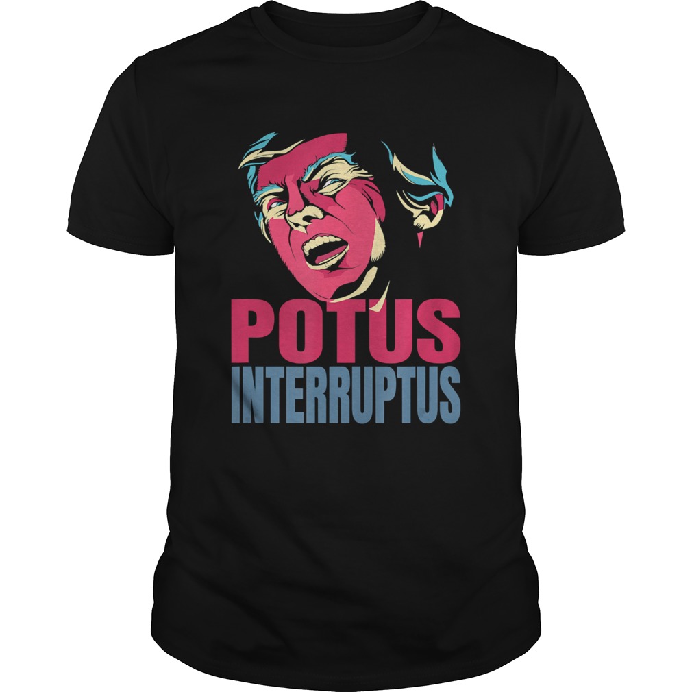 Trump voted off potus interruptus biden election shirt