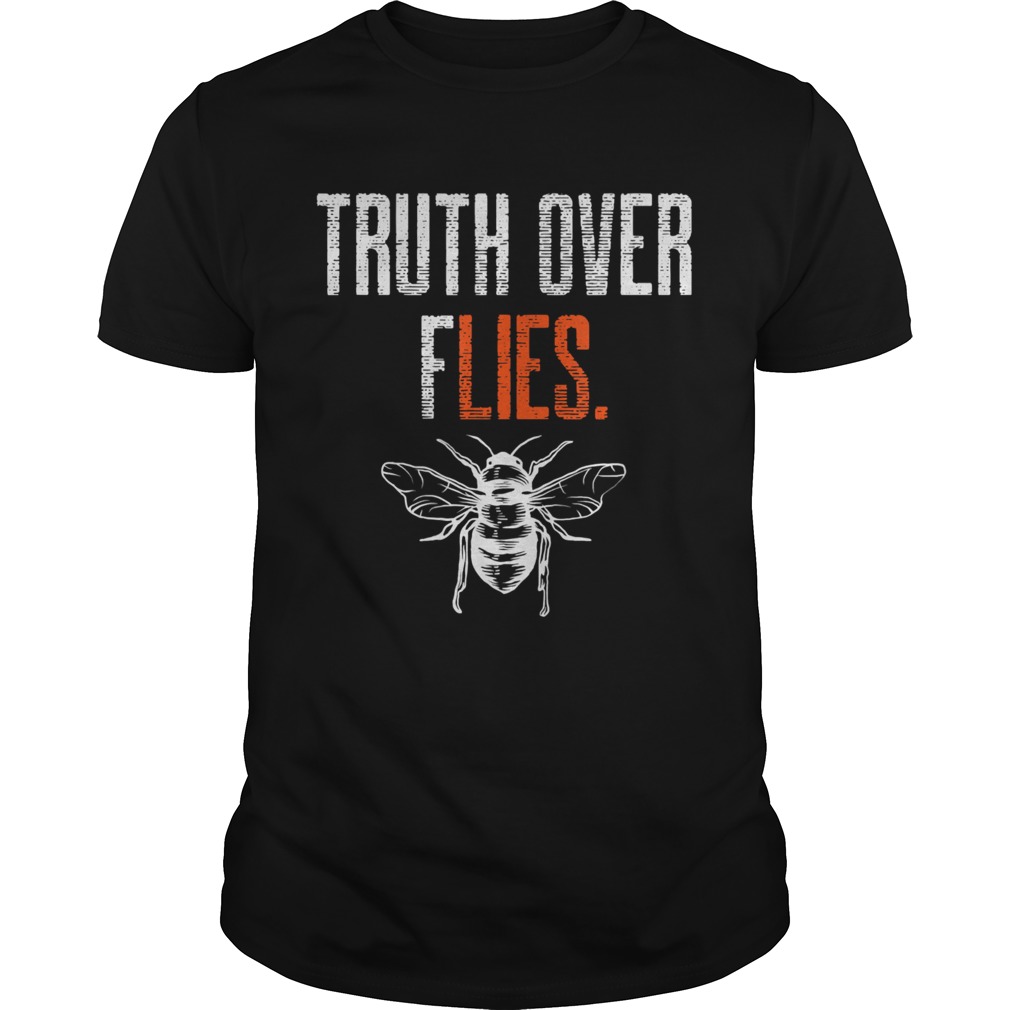 Truth Over Flies Debate Fly On Mike Pences Head Funny Vote shirt