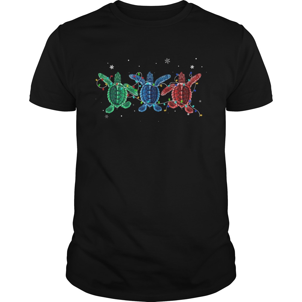 Turtles Light Christmas shirt