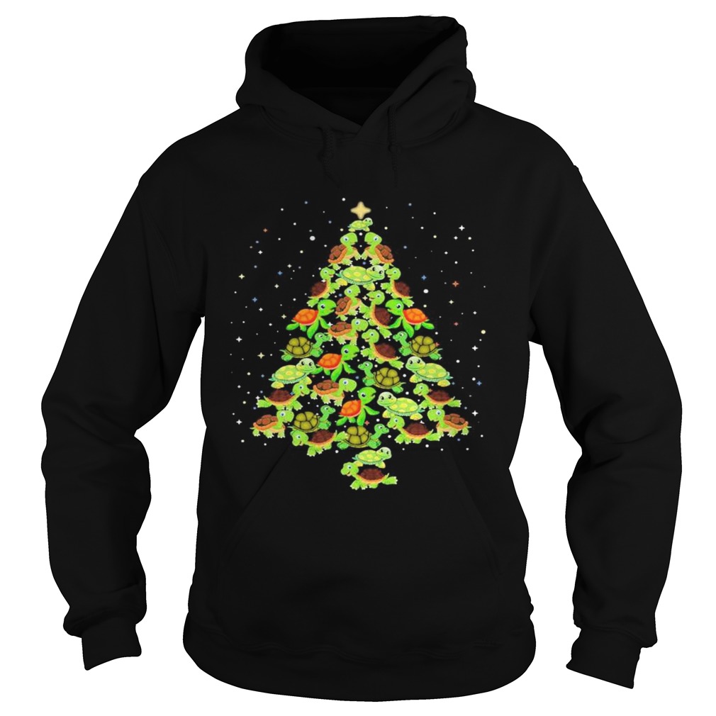 Turtles Ugly Christmas tree  Hoodie