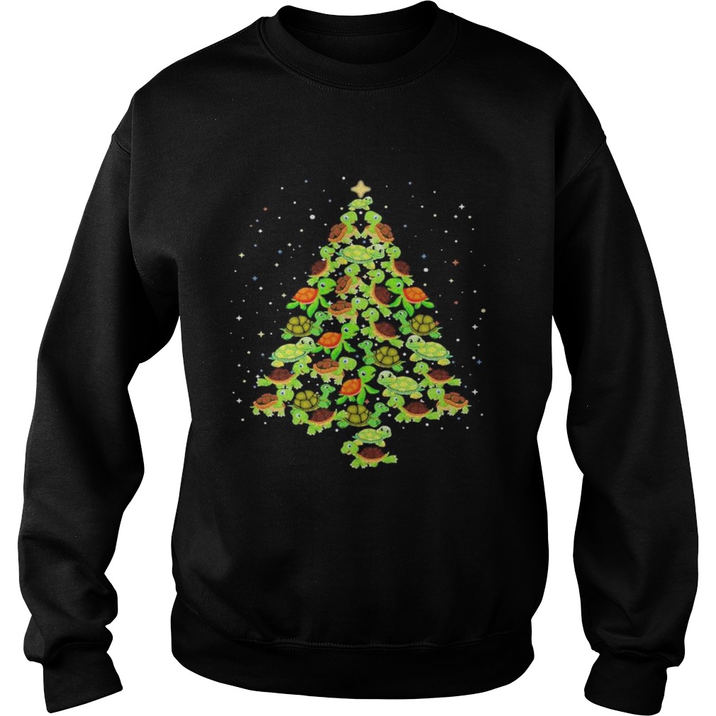 Turtles Ugly Christmas tree  Sweatshirt