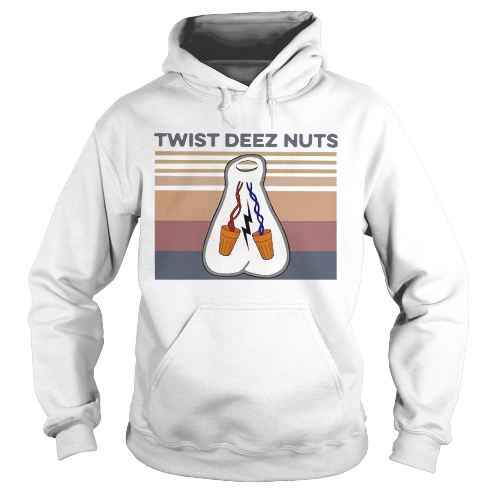 Twist Deez Nuts Vintage  Hoodie