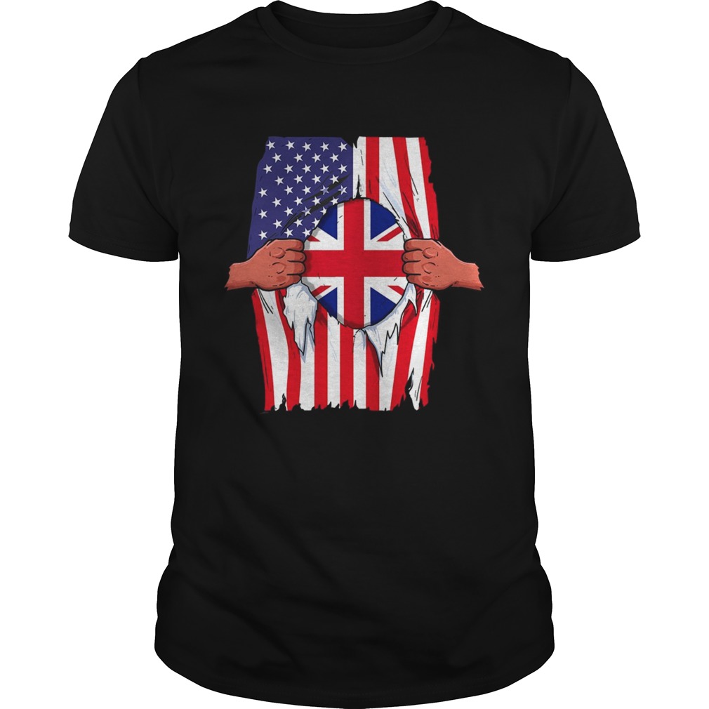 United Kingdom Flag Inside Me Home British American shirt