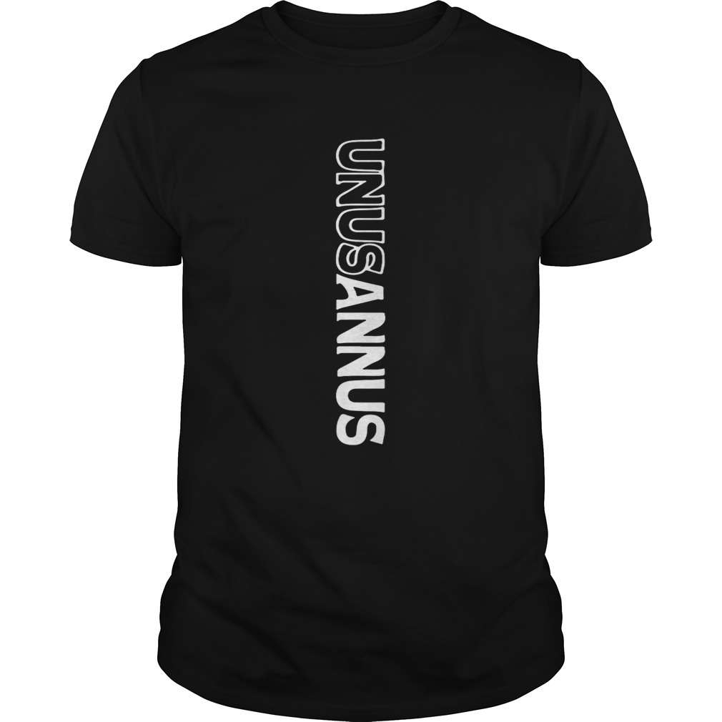 Unus Annus Merch Vertical Logo shirt