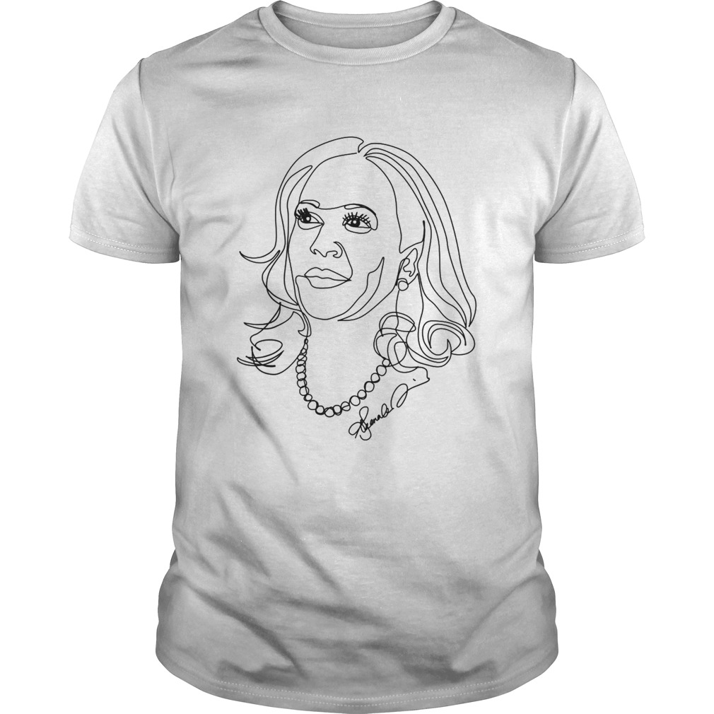 Vice President Kamala Harris One Line Drawing shirt