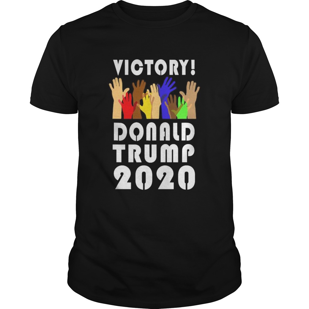 Victory Donald Trump 2020 Hand LGBT shirt