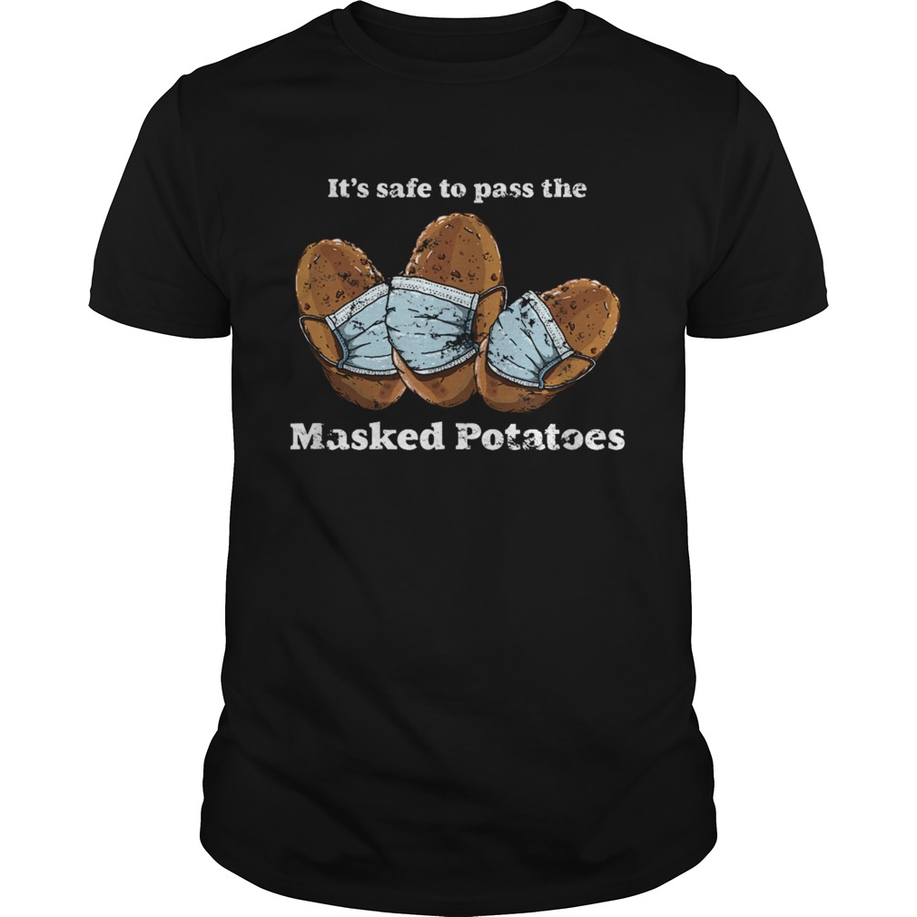 Vintage Mashed Potatoes Holiday Mask Xmas Quarantine shirt