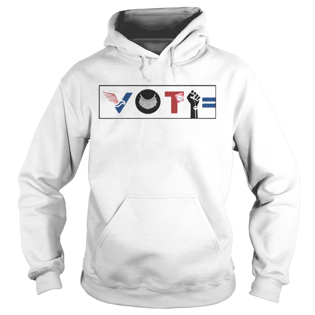 Vote For Liberty RBG Peace BLM Equality  Hoodie