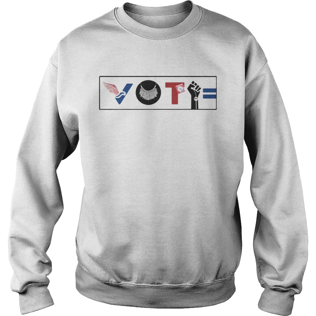 Vote For Liberty RBG Peace BLM Equality  Sweatshirt