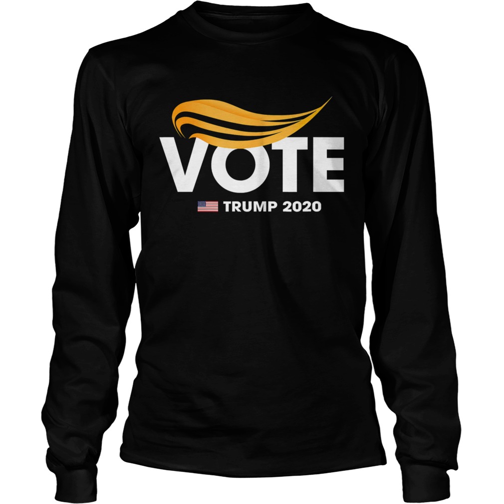 Vote Vintage Trump Elections 2020 Republican Voter  Long Sleeve