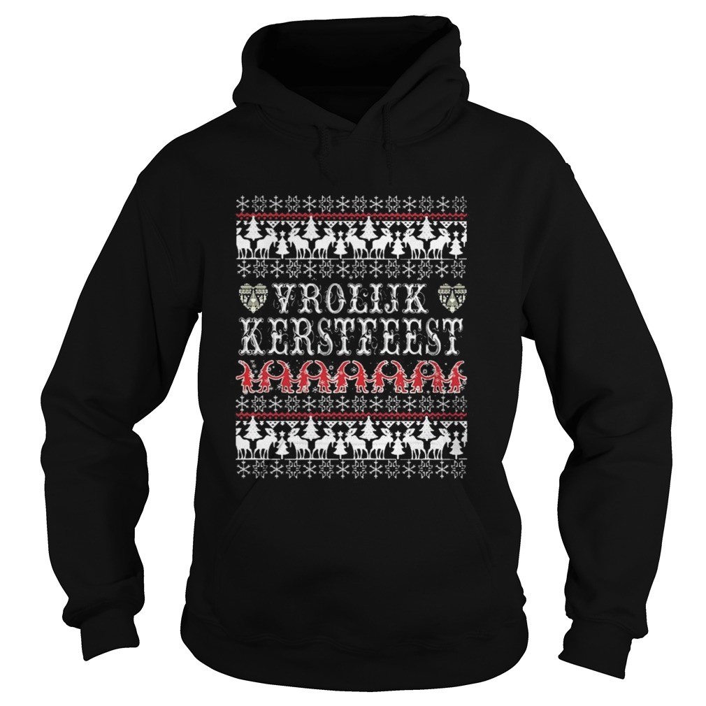 Vrolijk Kerstfeest Ugly Christmas  Hoodie