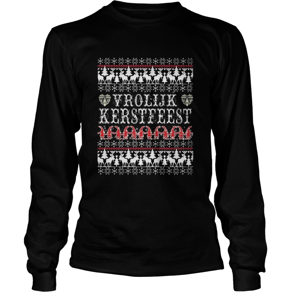 Vrolijk Kerstfeest Ugly Christmas  Long Sleeve