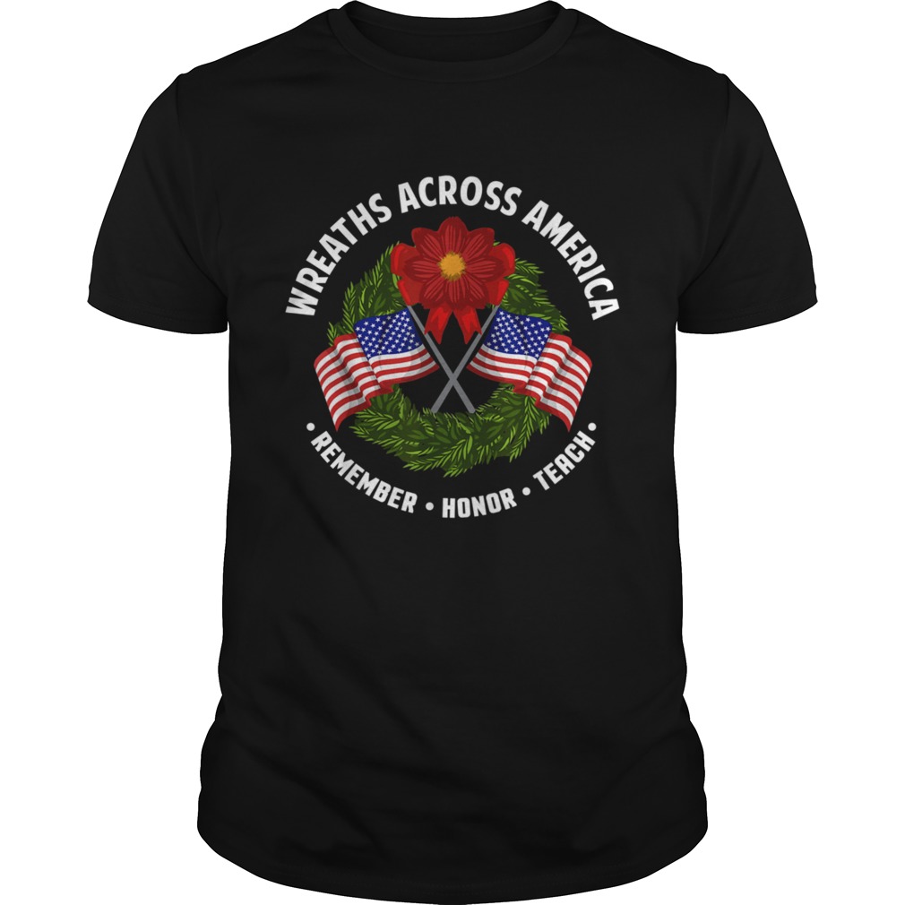 WREATHS ACROSS AMERICA PATRIOTIC shirt