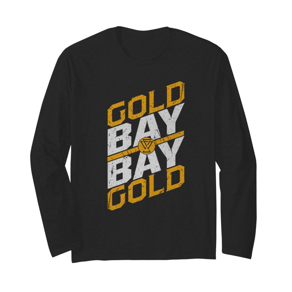 WWE Adam Cole Gold Gold Bay Bay  Long Sleeved T-shirt 