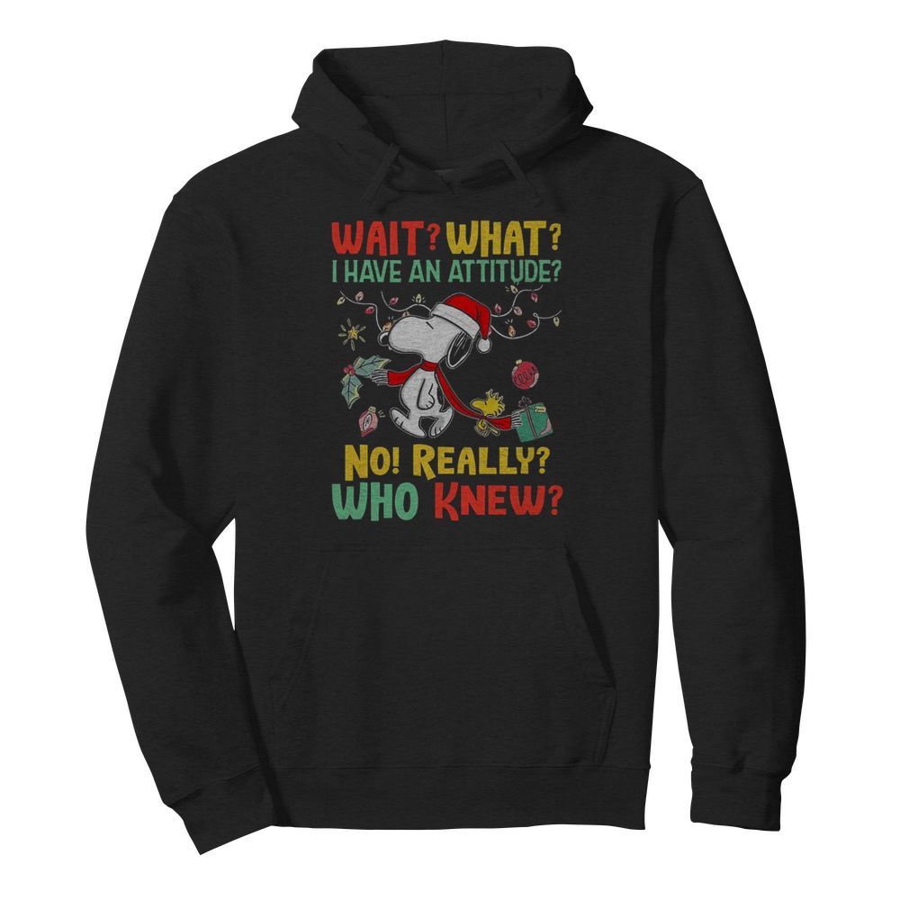 Wait What I Have An Attitude No Really Who Knew  Unisex Hoodie