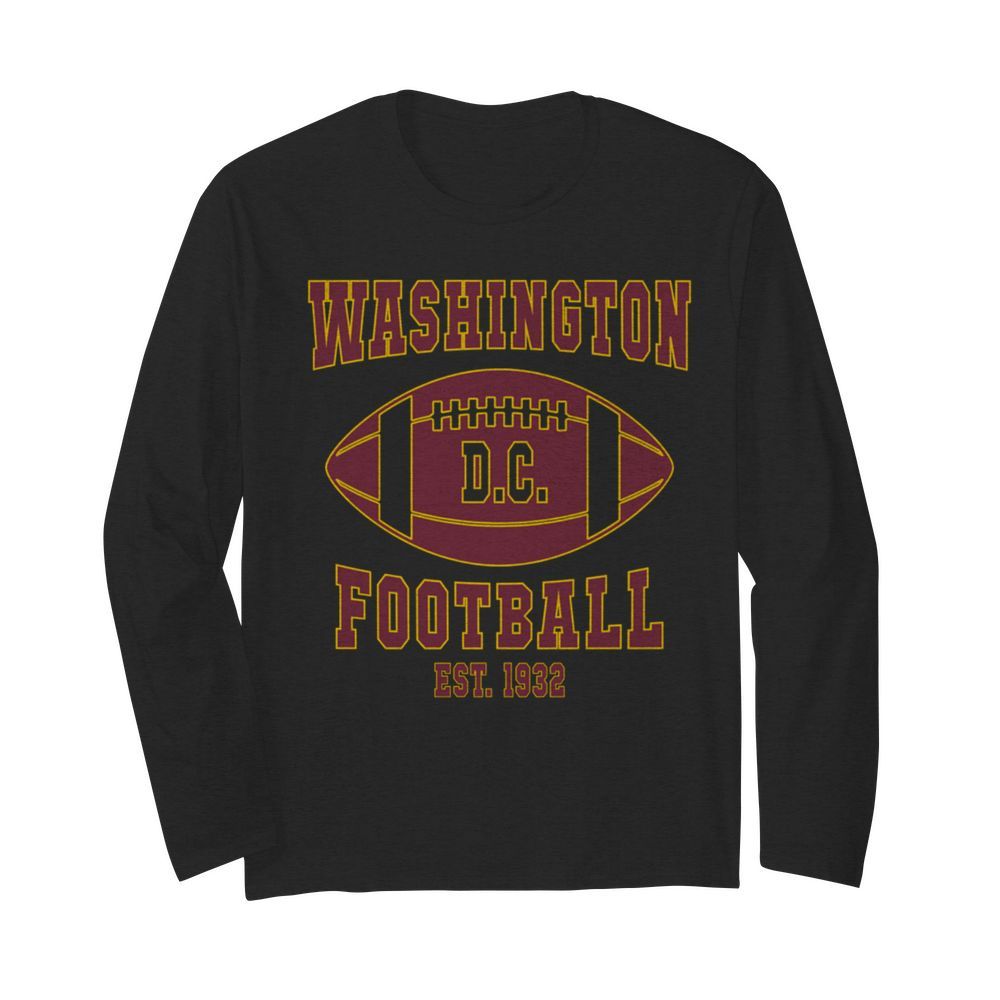 Washington DC Football Team 2020  Long Sleeved T-shirt 