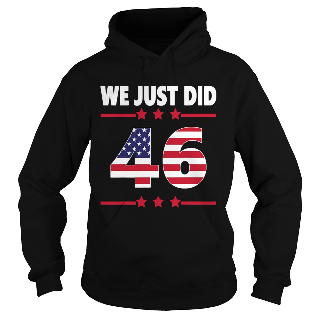 We just did 46 we just did distress american flag  Hoodie