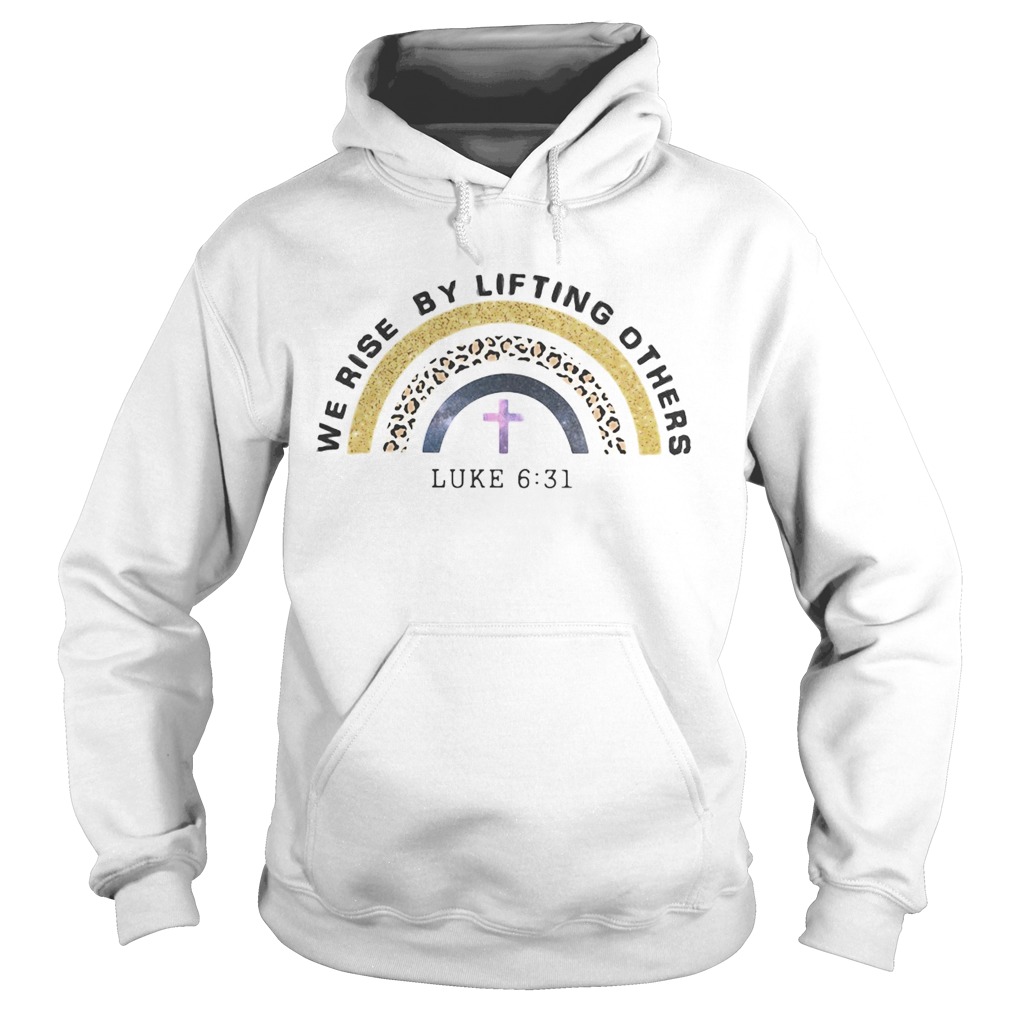 We rise by lifting others luke leopard  Hoodie