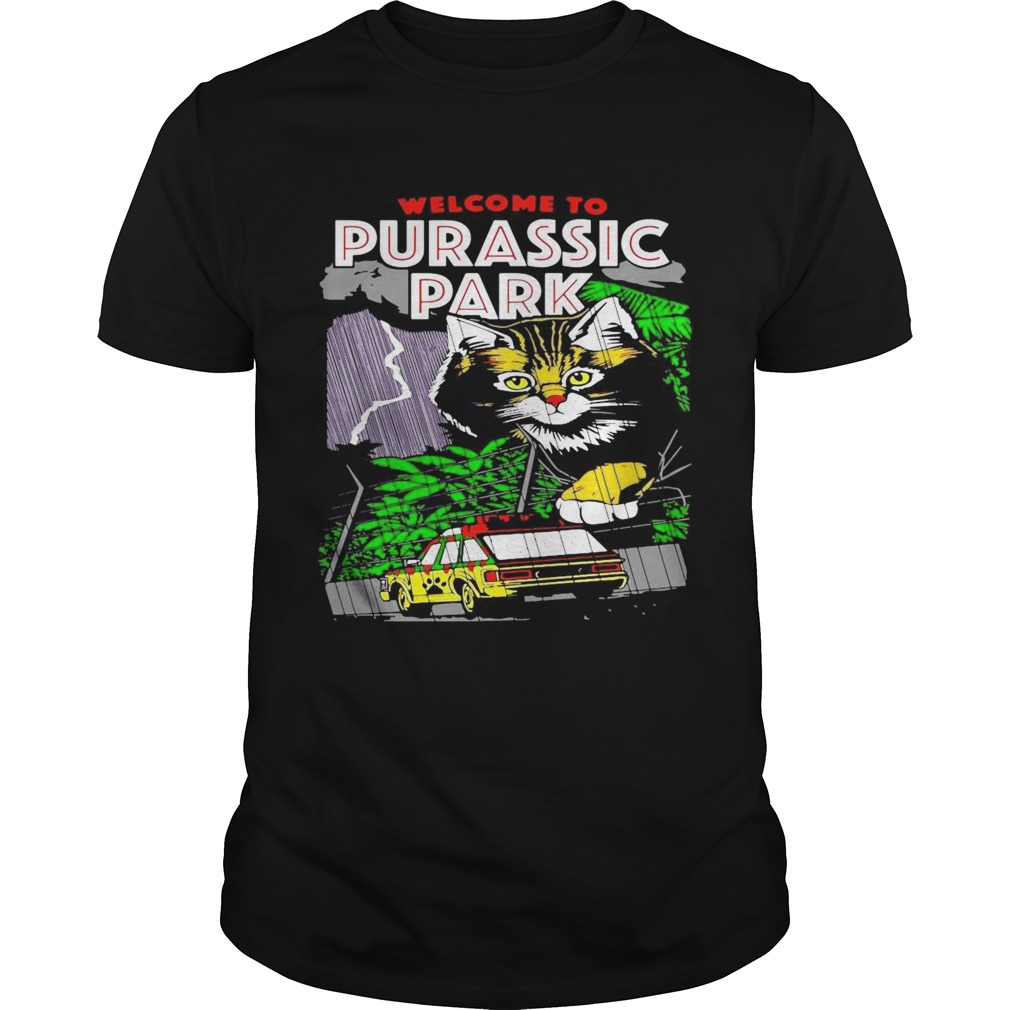 Welcome To Purassic Park Cat shirt