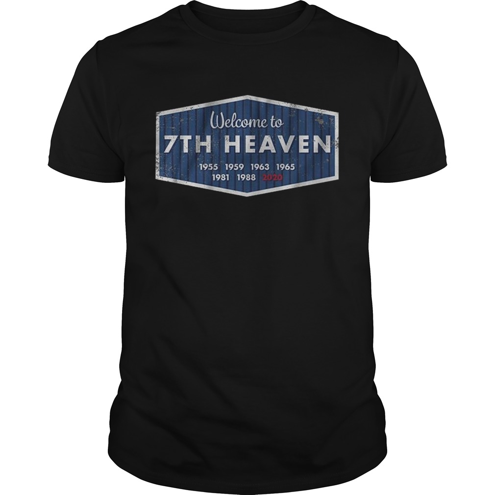 Welcome to 7th Heaven Los Angeles Baseball shirt