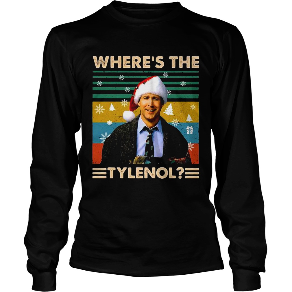 Wheres the Tylenol vintage Christmas  Long Sleeve