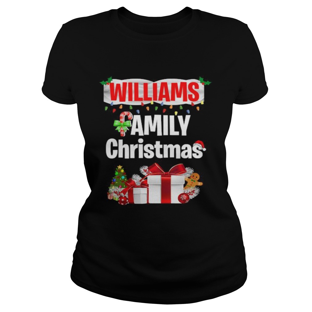 Williams family gift merry christmas 2020  Classic Ladies