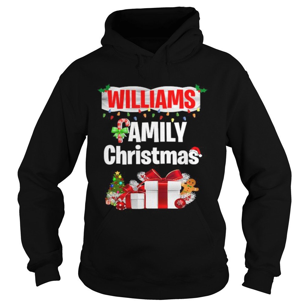 Williams family gift merry christmas 2020  Hoodie