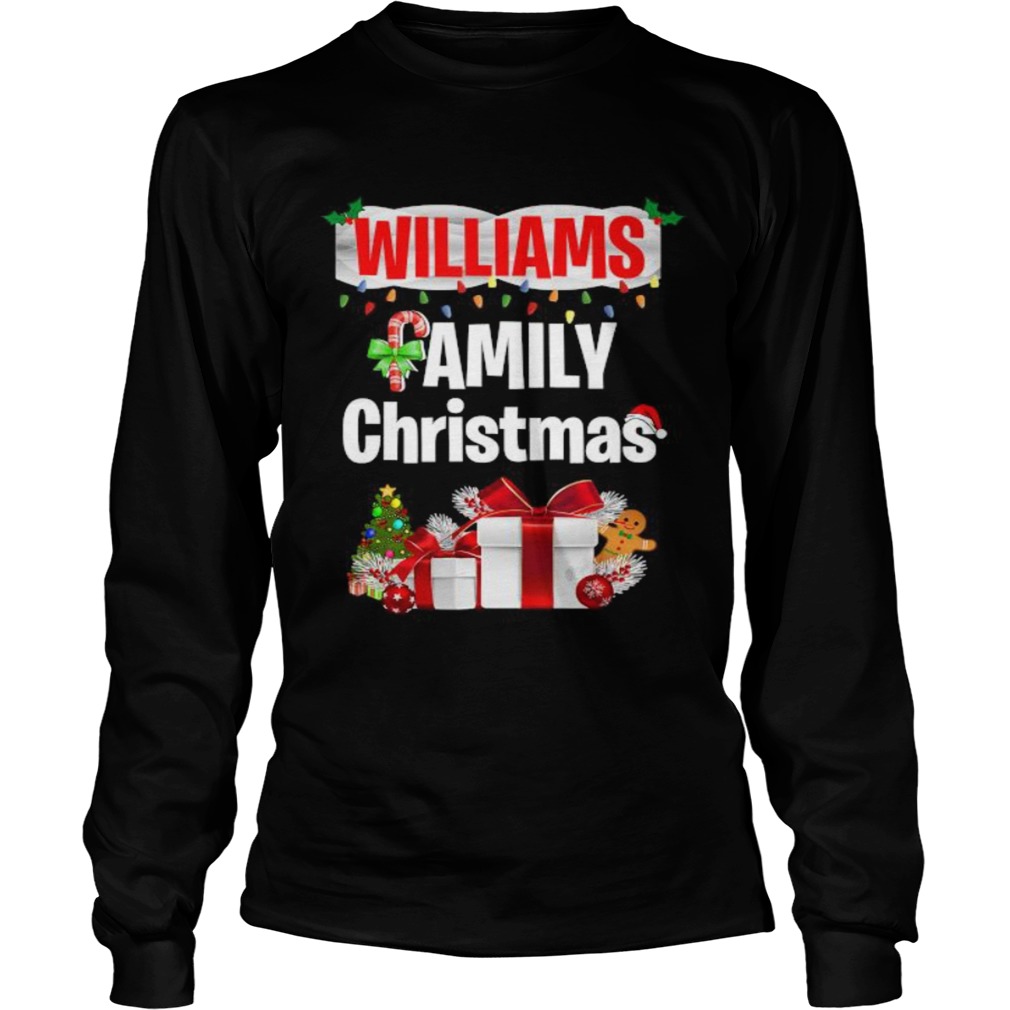 Williams family gift merry christmas 2020  Long Sleeve