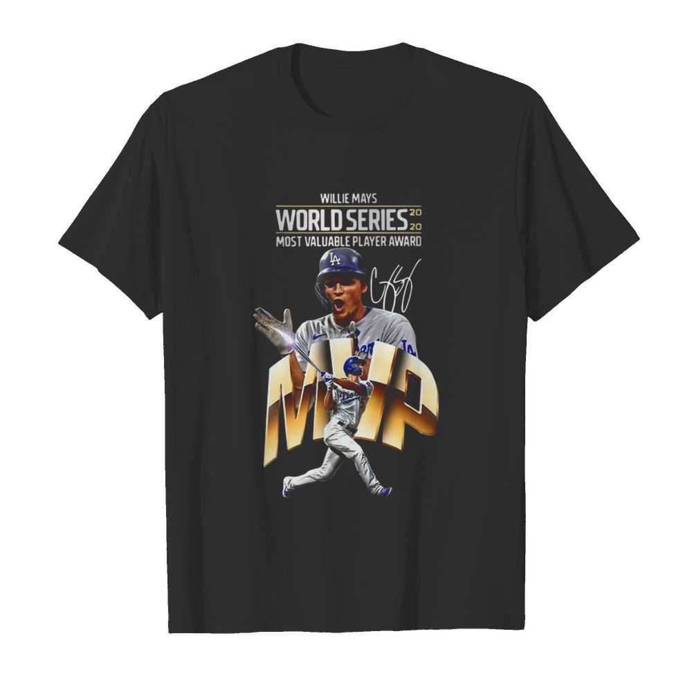 Willie Mays World Series 2020 Most Valuable Player Award shirt