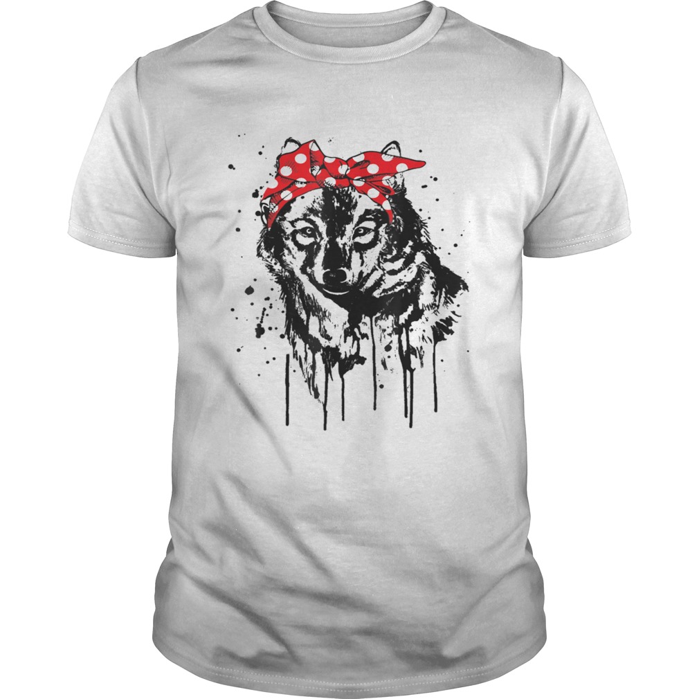 Wolf with Head Bandana Animals shirt