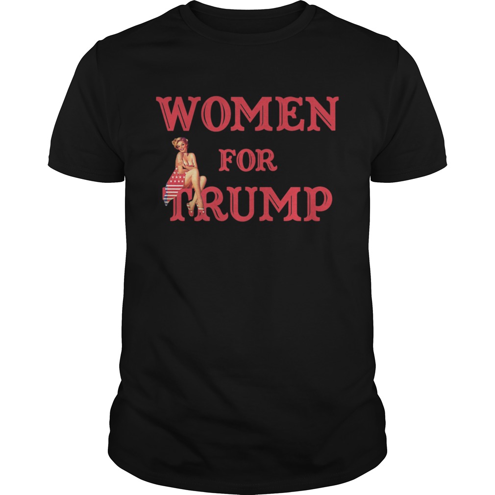 Women for Trump PinUp Girl 2020 Vote shirt