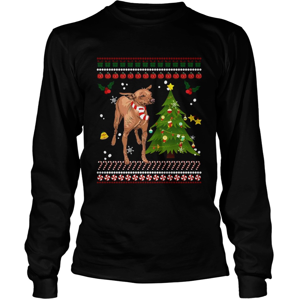 Xoloitzcuintle Reindeer Christmas 2020 Tree Xmas For  Long Sleeve