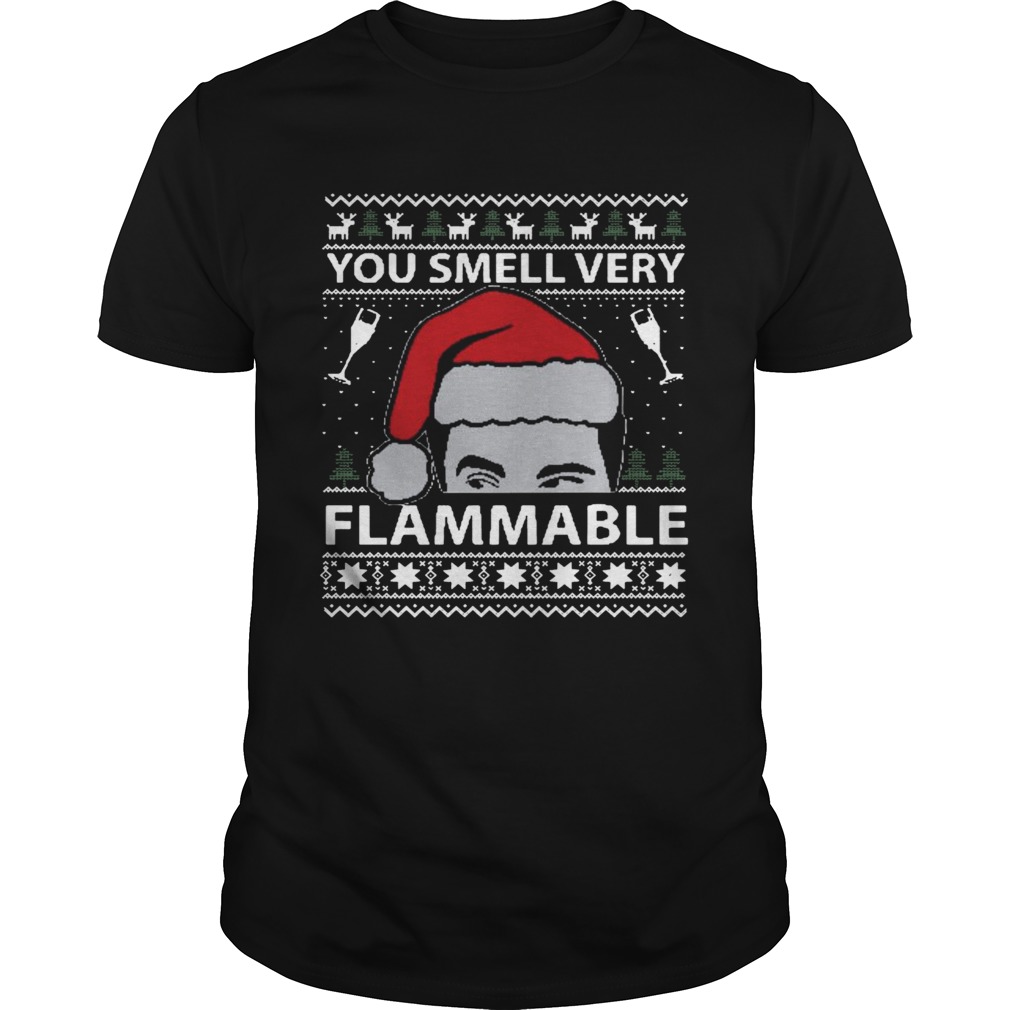 You Smell Very Flammable Schitts Creek Ugly Christmas shirt