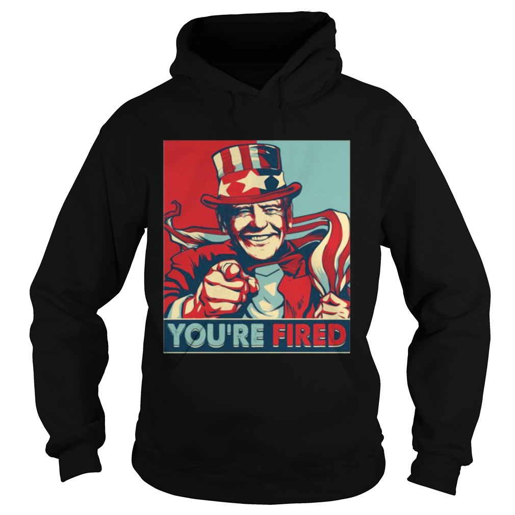 Youre Fired Donald Trump American Flag Election  Hoodie