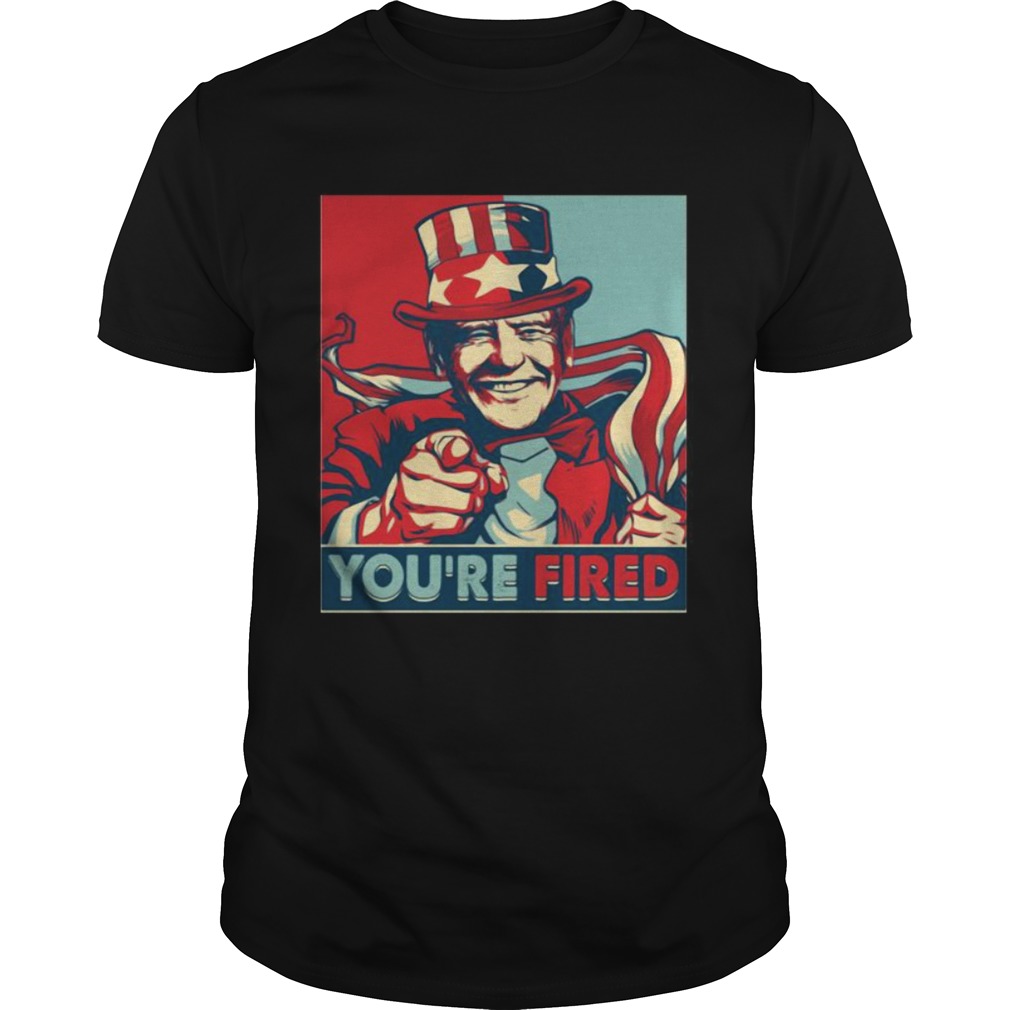 Youre Fired Donald Trump American Flag Election  Unisex