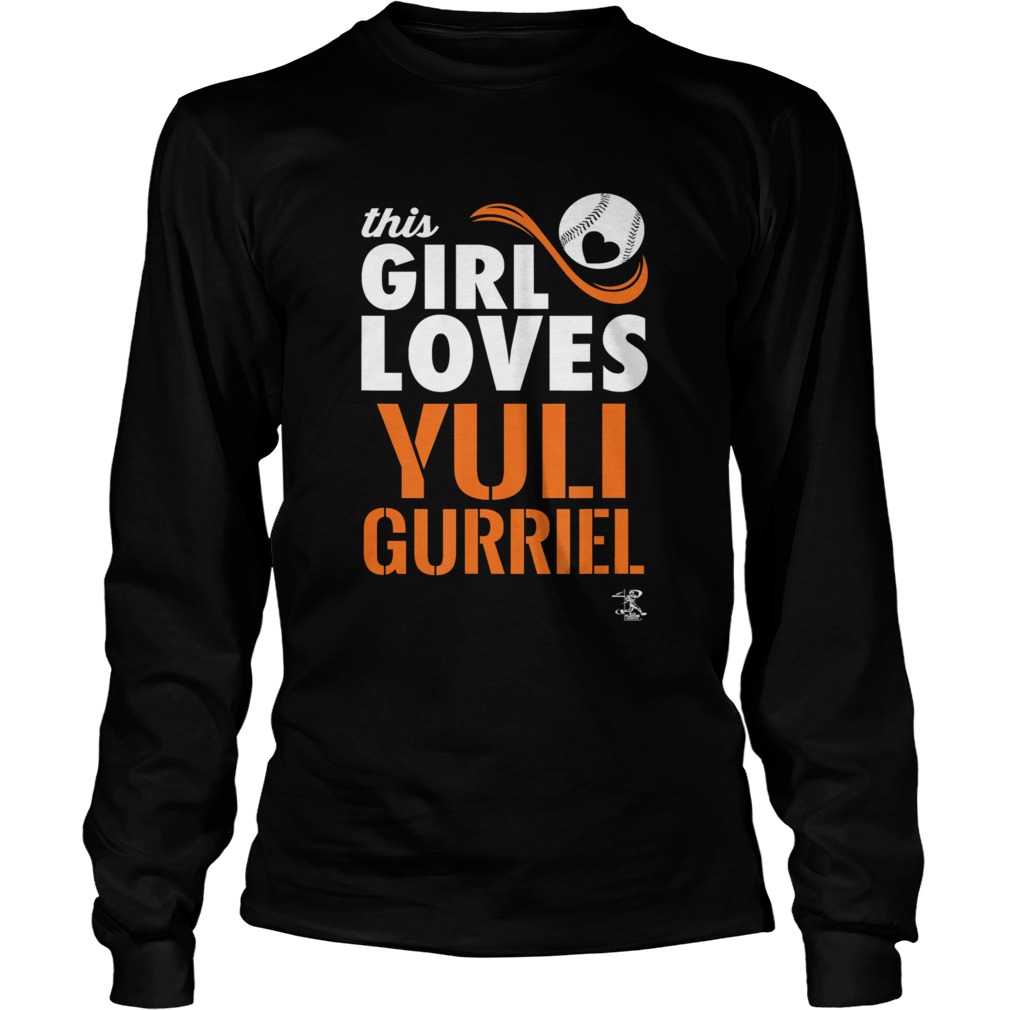 Yuli Gurriel This Girl Loves Gameday  Long Sleeve