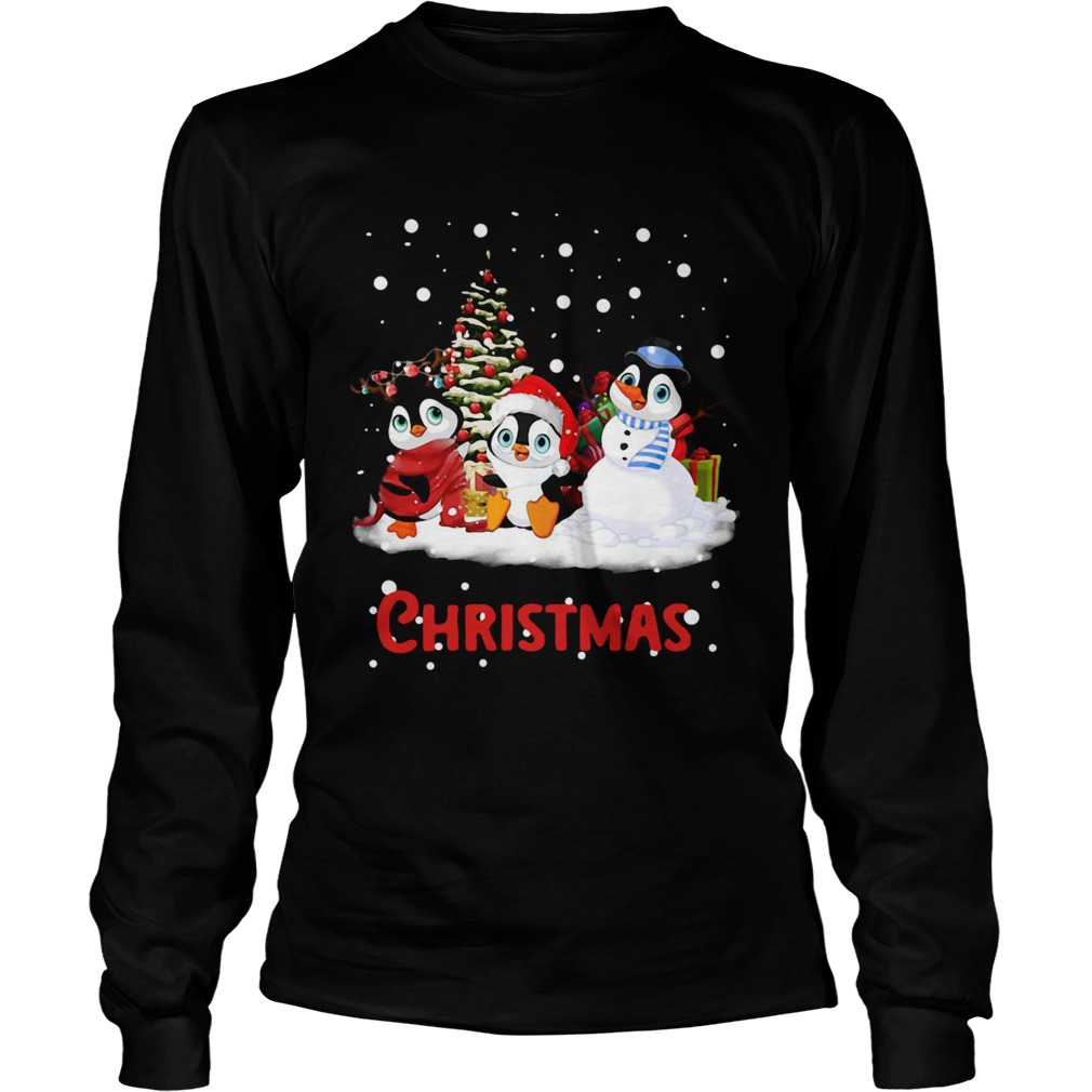 anta Penguins Christmas  Long Sleeve