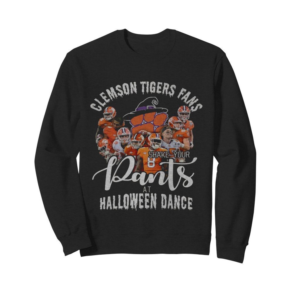 clemson tigers fans shake your pants at halloween dance  Unisex Sweatshirt