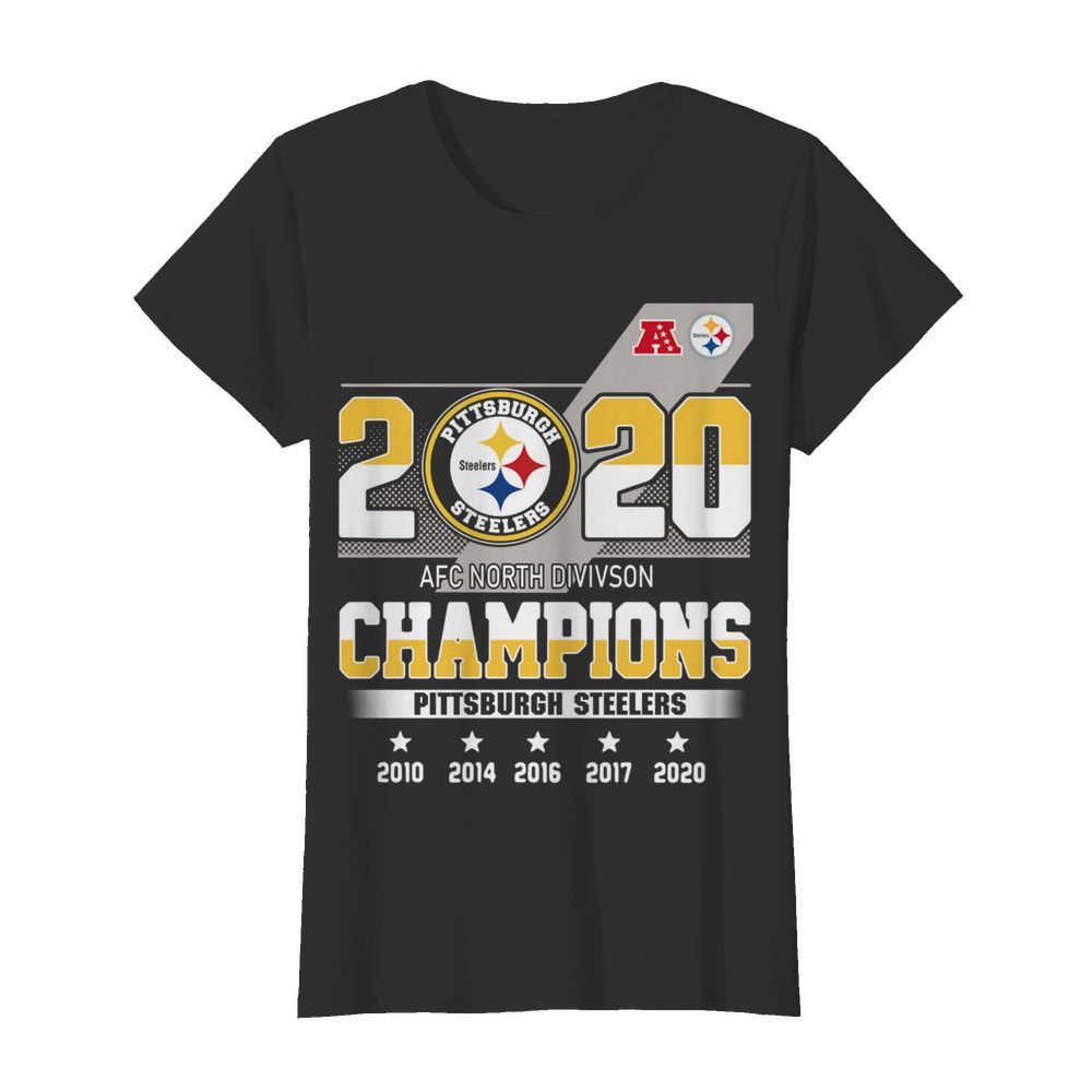 2020 AFC North division Champions Pittsburgh Steelers  Classic Women's T-shirt