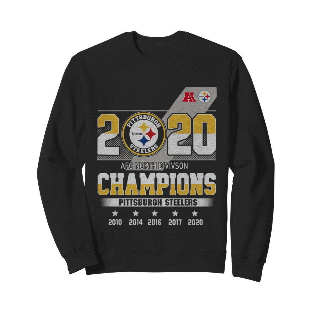 2020 AFC North division Champions Pittsburgh Steelers  Unisex Sweatshirt