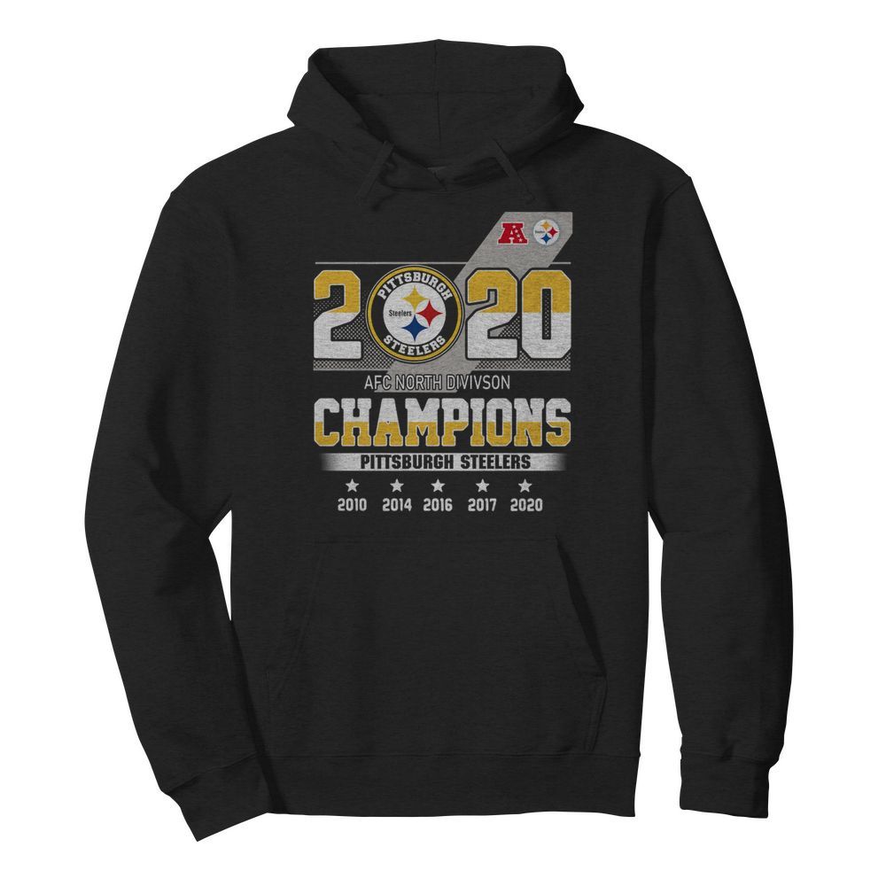 2020 AFC North division Champions Pittsburgh Steelers  Unisex Hoodie