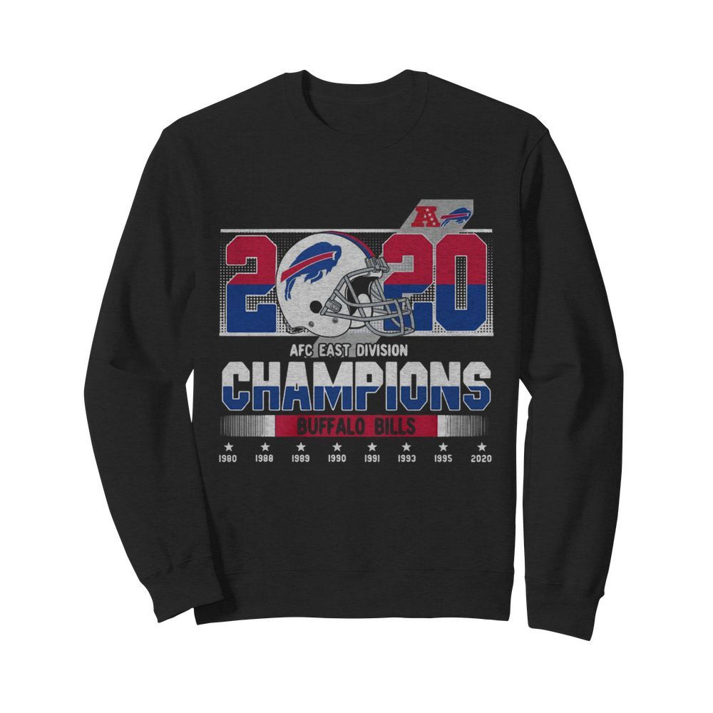 2020 Afc East Division Champions Buffalo Bills 1980 1988 1989 1990  Unisex Sweatshirt