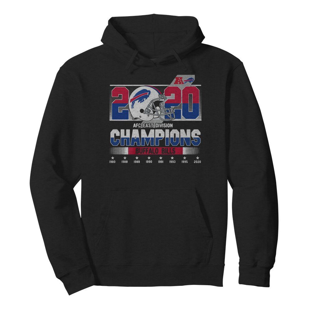 2020 Afc East Division Champions Buffalo Bills 1980 1988 1989 1990  Unisex Hoodie