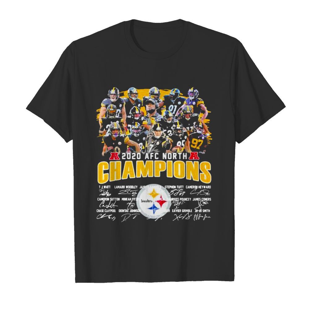 2020 Afc North Champions Steelers Football Signature shirt