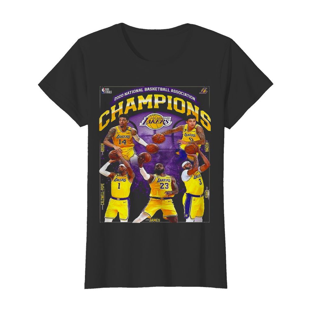 2020 National Basketball Association Champions Los Angeles Lakers  Classic Women's T-shirt